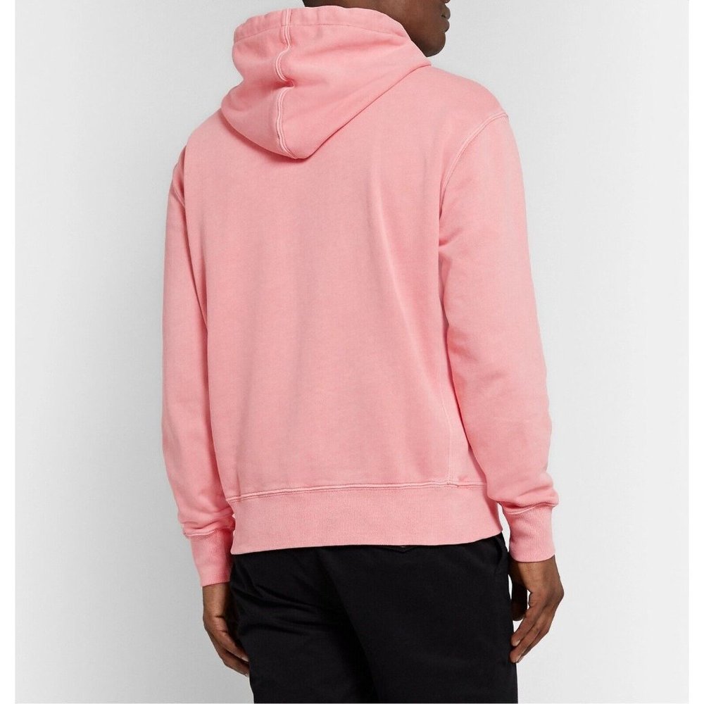J. Crew Garment Dyed French Terry Hoodie Pink - Picture 3 of 4